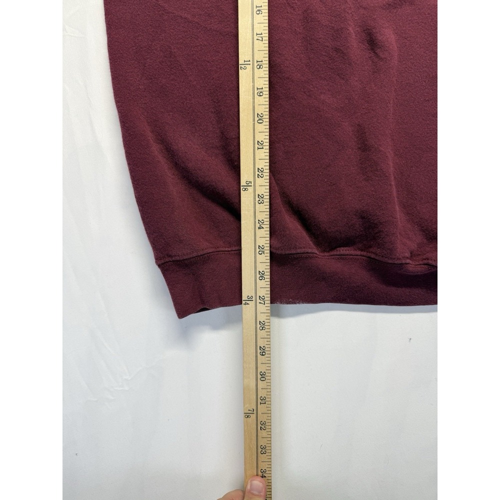 Vintage Converse Athletics Crewneck Sweatshirt XL Knits cheer mom‎ Maroon - Picture 6 of 8